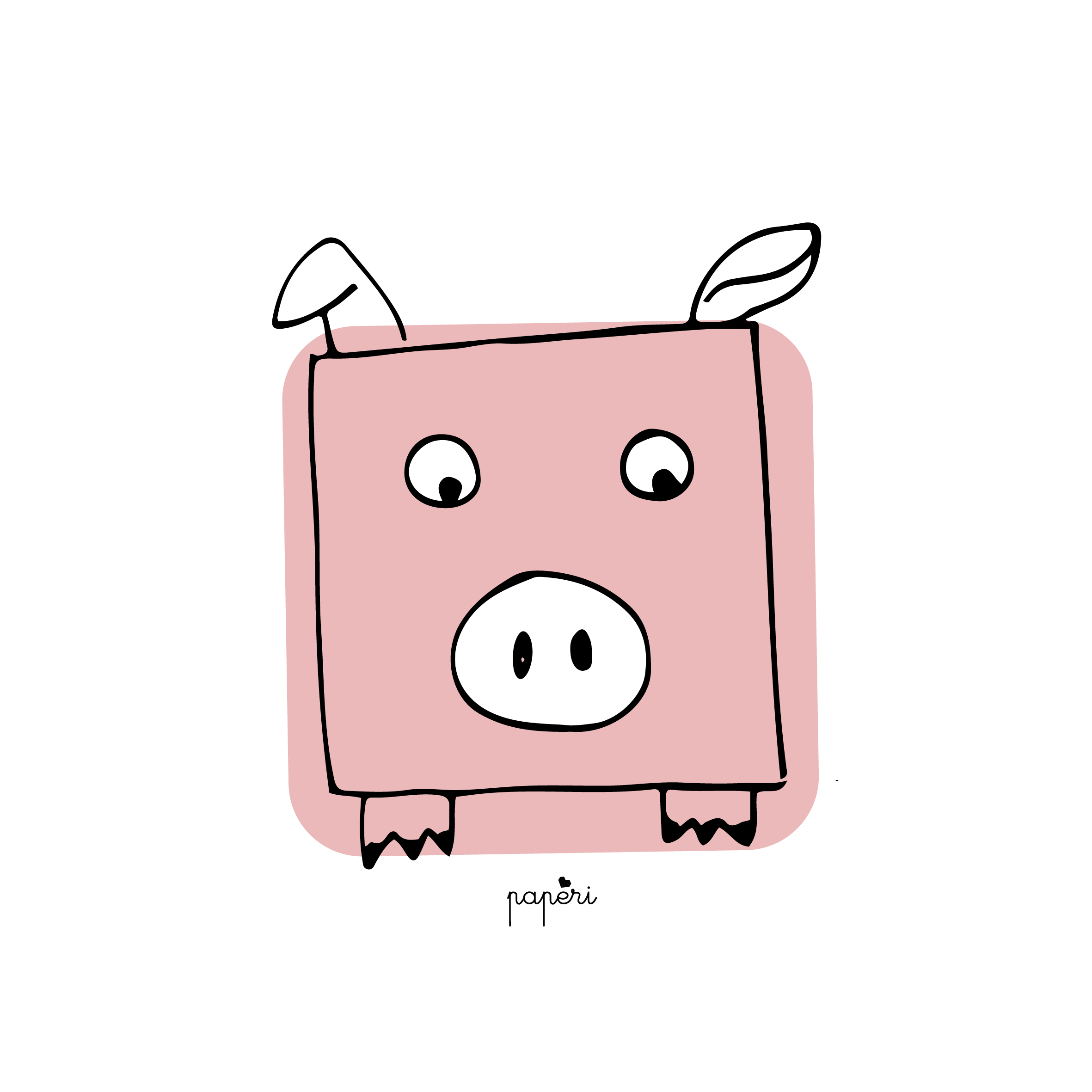 Series - 'Animals' - Piglet