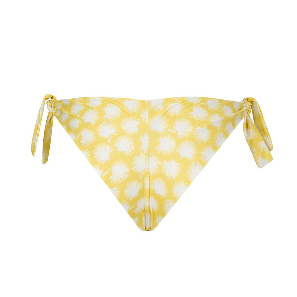 Bikini giallo soffioni