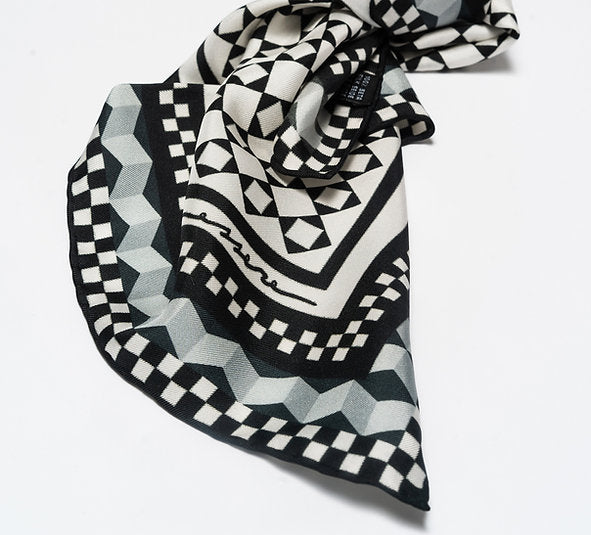 Pumpej line silk scarf - 'NCIGNA''