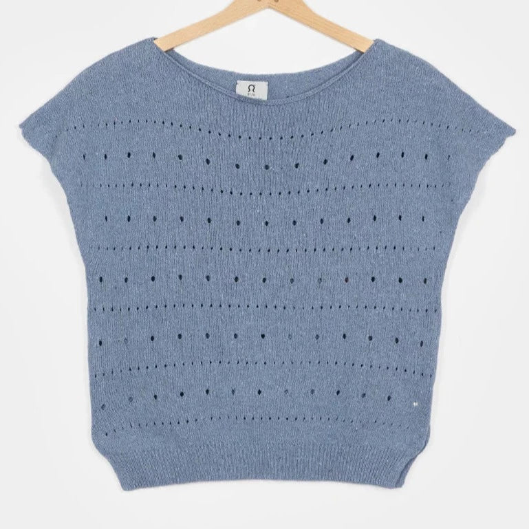 Atlantic Blue cotton sweater